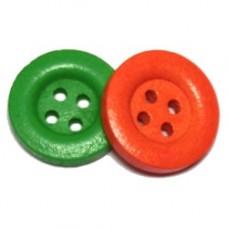 Гудзик 4 удари, дерев'яний круглий | furnitura.com.ua