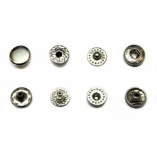 Кнопка рубашечная никель, 10 мм | furnitura.com.ua