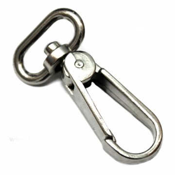 Карабин металлический усиленный 5,5 см. - furnitura.com.ua