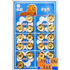 Кнопка золота пришивна, 14мм | furnitura.com.ua