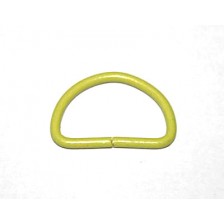 Полукольцо с эмалью 25мм жёлтое