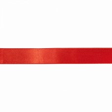 Лента атласная красная, 3 см  | furnitura.com.ua