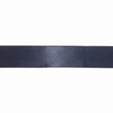 Лента атласная темно-синяя, 4 см  | furnitura.com.ua