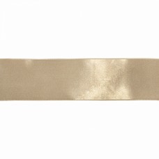 Лента атласная темно-песочная, 7 см  | furnitura.com.ua