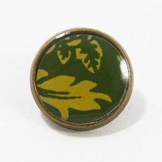 Ґудзик метал темно-зелений | furnitura.com.ua