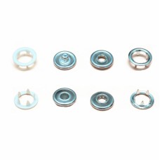 Трикотажна кнопка молочна, 9.5 мм | furnitura.com.ua