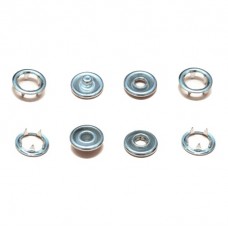 Кнопка трикотажная никель, 9.5 мм | furnitura.com.ua