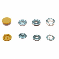 Кнопка трикотажная FB D-9,5 мм закр. шляпка желтая  | furnitura.com.ua