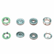 Трикотажна кнопка салатова, 9.5 мм | furnitura.com.ua