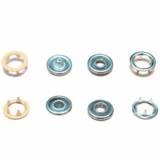 Трикотажна кнопка жовта, 9.5 мм | furnitura.com.ua