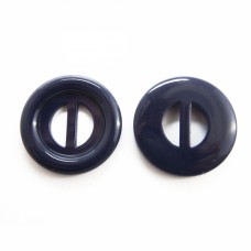 Пуговица темно-синяя, 28 мм | furnitura.com.ua