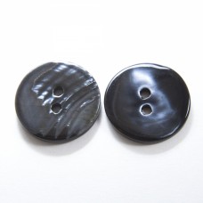 Ґудзик темно - синя черепашка, 20 мм | furnitura.com.ua