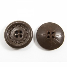 Ґудзик коричневий, 24 мм | furnitura.com.ua