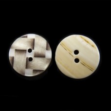 Ґудзик коричневий черепашка, 22 мм | furnitura.com.ua