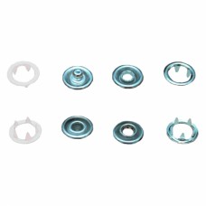 Трикотажна кнопка біла, 5.5 мм | furnitura.com.ua