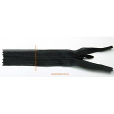 Молния YKK потайная 60 см -черная. | furnitura.com.ua