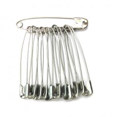 Булавка английская никель 3,5 см  | furnitura.com.ua