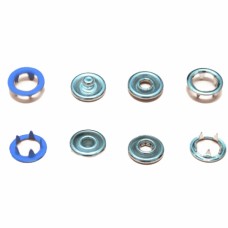 Трикотажна кнопка синя, 9.5 мм | furnitura.com.ua