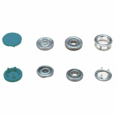 Кнопка трикотажная бирюза, 9.5 мм | furnitura.com.ua