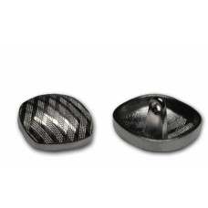 пуговица костюм квад-ая D23 мм -блек-ник | furnitura.com.ua