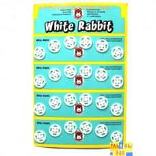 кнопка пришивна біла, пластик, 13 мм | furnitura.com.ua