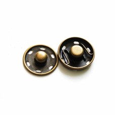 Кнопка пришивна антик, 19 мм метал | furnitura.com.ua