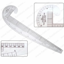 Линейка лекальная пластиковая №6501