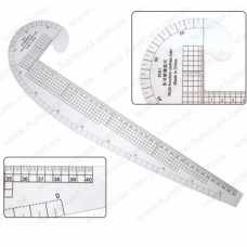 Лінійка лекальна пластикова №6501 | furnitura.com.ua