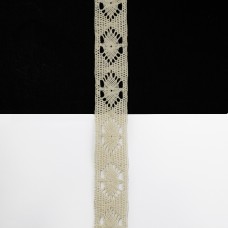 Мереживо кроше натуральне, 3 см | furnitura.com.ua
