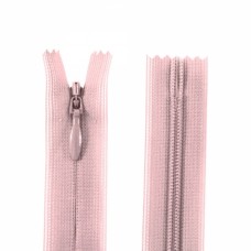 Молния YKK потайная 30 см цвет-377 пепел.роза | furnitura.com.ua