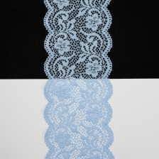 Мереживо арт.176 блакитне,стрейч .шир. 7 див.