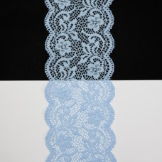 Мереживо арт.176 блакитне,стрейч .шир. 7 див. | furnitura.com.ua