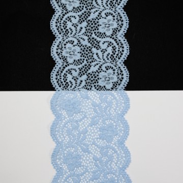 Кружево арт.176 голубое,стрейч.шир. 7 см. - furnitura.com.ua