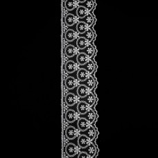 Мереживо Hobby T-1909 колір 212-Beyaz, шир. 5,5 см | furnitura.com.ua