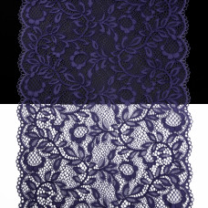 Кружево франц. арт. 630 фиолет, шир. 24 см | furnitura.com.ua