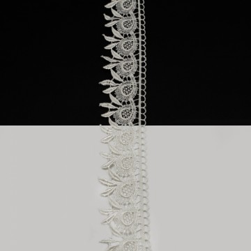 Кружево арт Н3201 крем, шир. 4,5 см (боб. 9 м) - furnitura.com.ua
