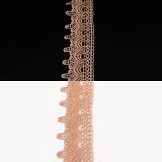 Мереживо арт Н1259 оранжеве,шир. 5 см (боб. 9 м) | furnitura.com.ua