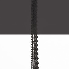 Мереживо арт Н3377 чорне, шир. 2 см (боб. 9 м) | furnitura.com.ua