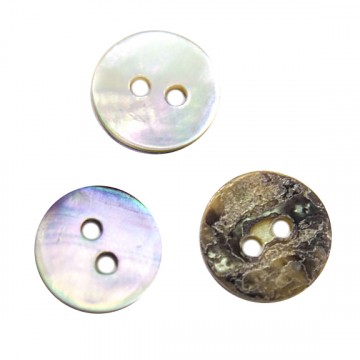 Гудзик черепашка асорті, 10 мм - furnitura.com.ua