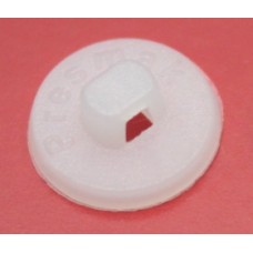 Пуговица под обтяжку белая, 19 мм | furnitura.com.ua