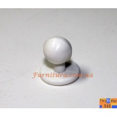 Гудзик фішка для кухарських костюмів білий | furnitura.com.ua