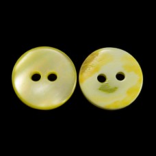 Ґудзик черепашка жовта, 14 мм | furnitura.com.ua