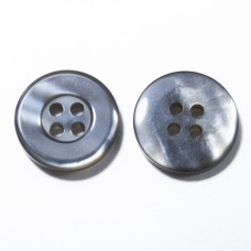 Ґудзик сірий перламутровий, 14 мм | furnitura.com.ua