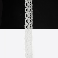Кружево Кроше арт. 146 белое, шир 3 см, боб. 25 м