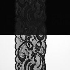 Мереживо чорне, 9 см