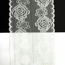 Кружево молочное, 20 см  | furnitura.com.ua