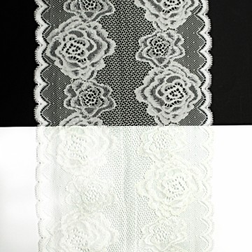 Кружево молочное, 20 см - furnitura.com.ua