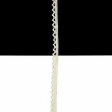 Мереживо кроше натуральне, 1 см | furnitura.com.ua