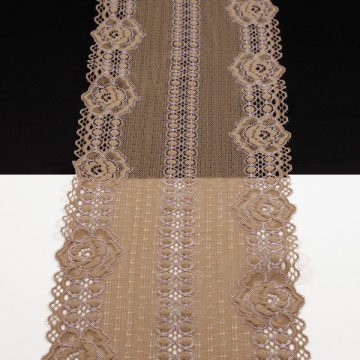 Кружево Италия арт. 33 мультиколор, шир 15 см, боб 10 м - furnitura.com.ua