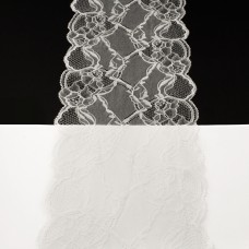 Кружево Италия белое, 16 см | furnitura.com.ua